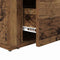 vidaXL Bedside Cabinet Old wood 60 x 36 x 45 cm Engineered wood
