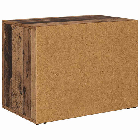 vidaXL Bedside Cabinet Old wood 60 x 36 x 45 cm Engineered wood