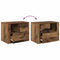 vidaXL Bedside Cabinet Old wood 60 x 36 x 45 cm Engineered wood