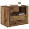 vidaXL Bedside Cabinet Old wood 60 x 36 x 45 cm Engineered wood
