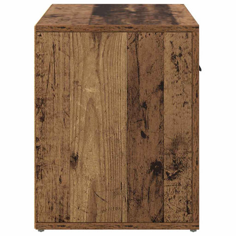 vidaXL Bedside Cabinet Old wood 60 x 36 x 45 cm Engineered wood