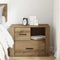 vidaXL Bedside Cabinet Artisan oak 60 x 36 x 45 cm Engineered wood