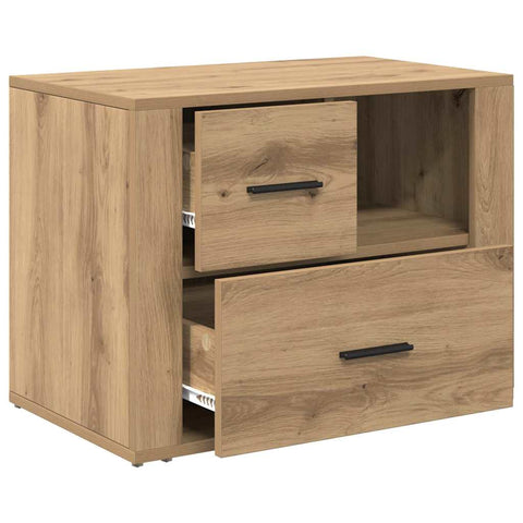 vidaXL Bedside Cabinet Artisan oak 60 x 36 x 45 cm Engineered wood