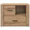 vidaXL Bedside Cabinet Artisan oak 60 x 36 x 45 cm Engineered wood
