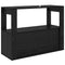 vidaXL Sideboard Black oak 80 x 30 x 60 cm Engineered wood