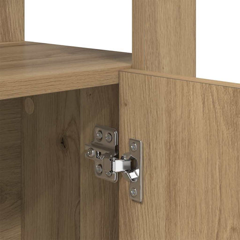 vidaXL Sideboard Artisan oak 30 x 80 x 119.5 cm Engineered wood
