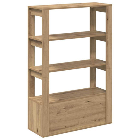 vidaXL Sideboard Artisan oak 30 x 80 x 119.5 cm Engineered wood