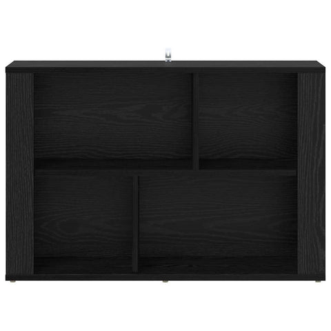 vidaXL Sideboard Black Oak 80 x 30 x 53 cm Engineered Wood