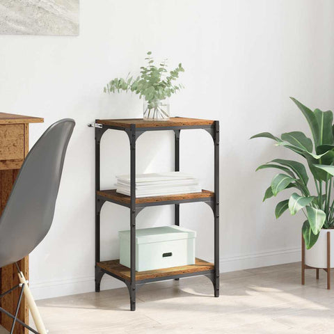 vidaXL Book Cabinet Old wood 40 x 33 x 71 cm Engineered wood
