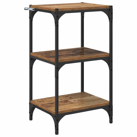 vidaXL Book Cabinet Old wood 40 x 33 x 71 cm Engineered wood