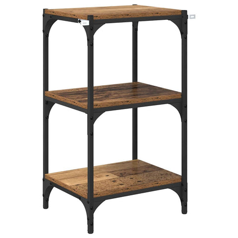 vidaXL Book Cabinet Old wood 40 x 33 x 71 cm Engineered wood