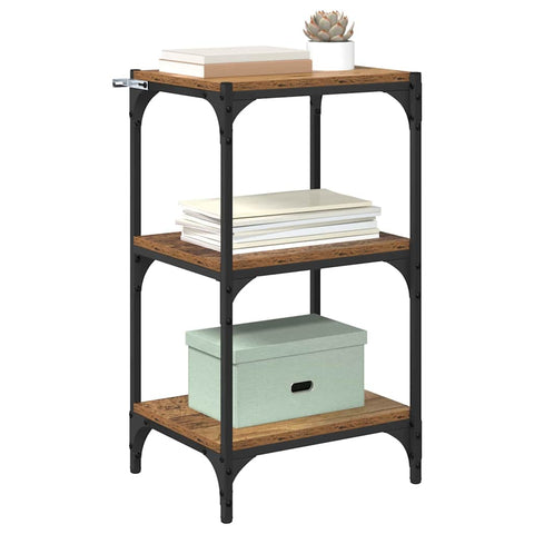 vidaXL Book Cabinet Old wood 40 x 33 x 71 cm Engineered wood