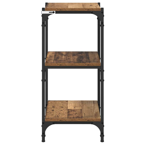 vidaXL Book Cabinet Old wood 40 x 33 x 71 cm Engineered wood
