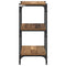 vidaXL Book Cabinet Old wood 40 x 33 x 71 cm Engineered wood
