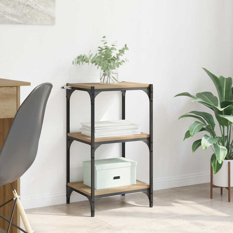 vidaXL Book Cabinet Artisan oak 40 x 33 x 71 cm Engineered wood