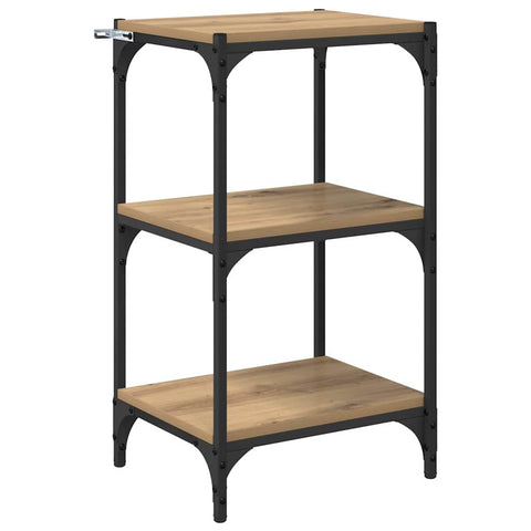 vidaXL Book Cabinet Artisan oak 40 x 33 x 71 cm Engineered wood