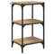 vidaXL Book Cabinet Artisan oak 40 x 33 x 71 cm Engineered wood