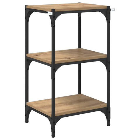 vidaXL Book Cabinet Artisan oak 40 x 33 x 71 cm Engineered wood