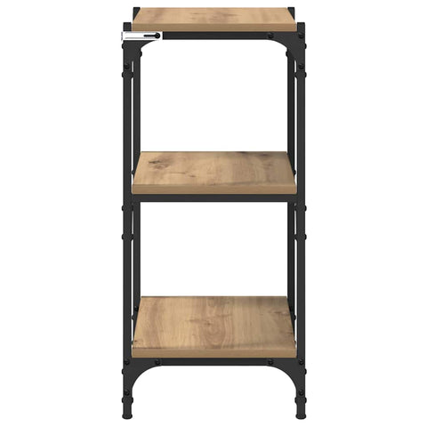 vidaXL Book Cabinet Artisan oak 40 x 33 x 71 cm Engineered wood