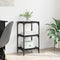 vidaXL Book Cabinet Black oak 40 x 33 x 71 cm Engineered wood