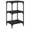 vidaXL Book Cabinet Black oak 40 x 33 x 71 cm Engineered wood