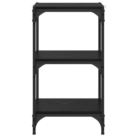 vidaXL Book Cabinet Black oak 40 x 33 x 71 cm Engineered wood
