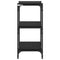 vidaXL Book Cabinet Black oak 40 x 33 x 71 cm Engineered wood
