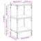 vidaXL Book Cabinet Black oak 40 x 33 x 71 cm Engineered wood