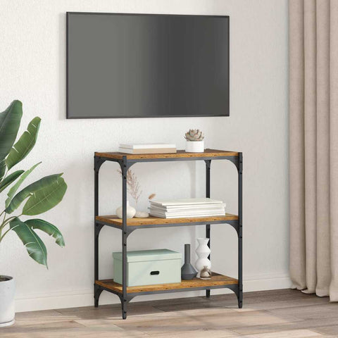 vidaXL Book Cabinet Old wood 60 x 33 x 71 cm Engineered wood