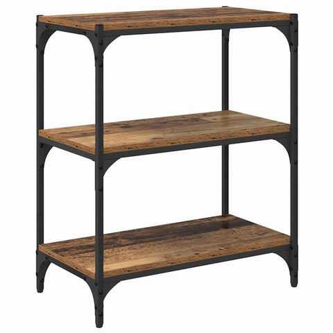 vidaXL Book Cabinet Old wood 60 x 33 x 71 cm Engineered wood