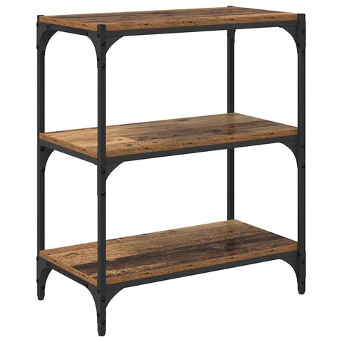 vidaXL Book Cabinet Old wood 60 x 33 x 71 cm Engineered wood
