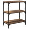 vidaXL Book Cabinet Old wood 60 x 33 x 71 cm Engineered wood