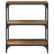 vidaXL Book Cabinet Old wood 60 x 33 x 71 cm Engineered wood