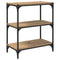 vidaXL Book Cabinet Artisan oak 60 x 33 x 71 cm Engineered wood