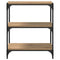 vidaXL Book Cabinet Artisan oak 60 x 33 x 71 cm Engineered wood
