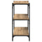 vidaXL Book Cabinet Artisan oak 60 x 33 x 71 cm Engineered wood