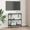 vidaXL Book Cabinet Black oak 60 x 33 x 71 cm Engineered wood