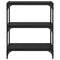 vidaXL Book Cabinet Black oak 60 x 33 x 71 cm Engineered wood