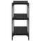 vidaXL Book Cabinet Black oak 60 x 33 x 71 cm Engineered wood