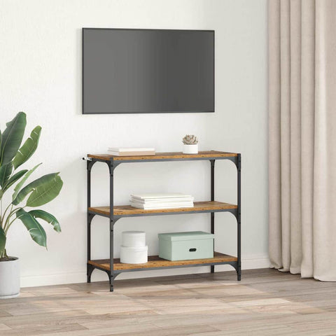 vidaXL Book Cabinet Old Wood 80 x 33 x 70.5 cm