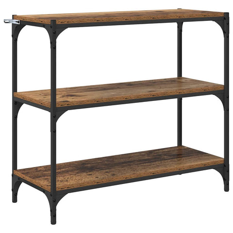 vidaXL Book Cabinet Old Wood 80 x 33 x 70.5 cm