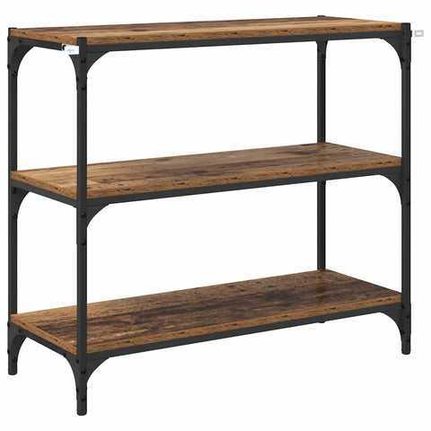 vidaXL Book Cabinet Old Wood 80 x 33 x 70.5 cm