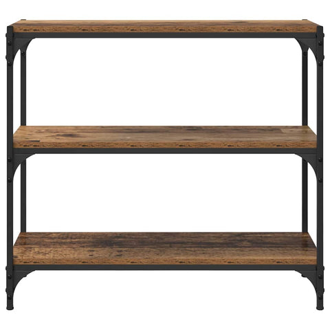 vidaXL Book Cabinet Old Wood 80 x 33 x 70.5 cm