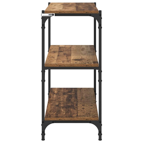 vidaXL Book Cabinet Old Wood 80 x 33 x 70.5 cm