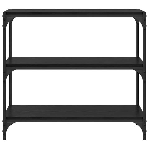 vidaXL Book Cabinet Black Oak 80 x 33 x 70.5 cm