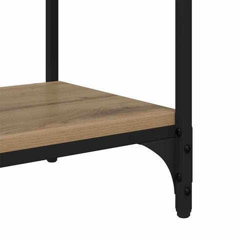 vidaXL Book Cabinet Artisan oak 100 x 33 x 71 cm Engineered wood