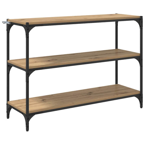vidaXL Book Cabinet Artisan oak 100 x 33 x 71 cm Engineered wood