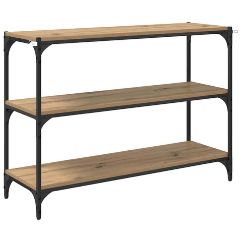 vidaXL Book Cabinet Artisan oak 100 x 33 x 71 cm Engineered wood