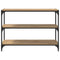 vidaXL Book Cabinet Artisan oak 100 x 33 x 71 cm Engineered wood