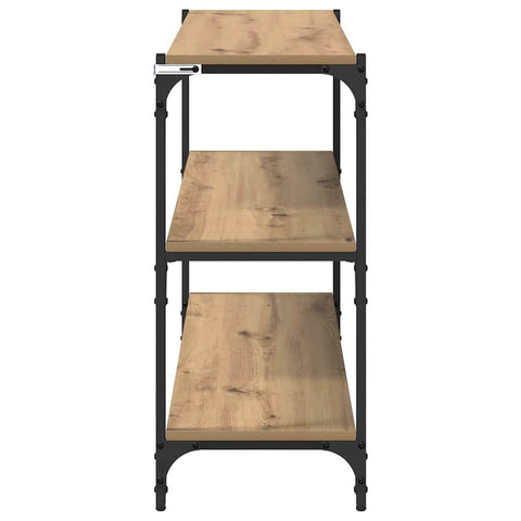 vidaXL Book Cabinet Artisan oak 100 x 33 x 71 cm Engineered wood